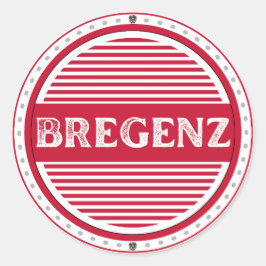 Adesivo Redondo Emblema do Orgulho da Cidade de Bregenz – Identida