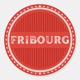Adesivo Redondo Emblema do Orgulho da Cidade de Friburgo – Identid