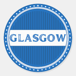 Adesivo Redondo Emblema do Orgulho da Cidade de Glasgow – Identida