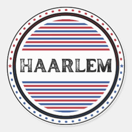 Adesivo Redondo Emblema do Orgulho da Cidade de Haarlem – Identida
