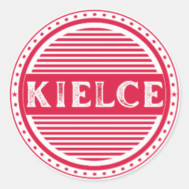 Adesivo Redondo Emblema do Orgulho da Cidade de Kielce – Identidad