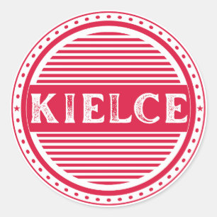 Adesivo Redondo Emblema do Orgulho da Cidade de Kielce – Identidad