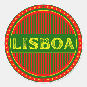 Adesivo Redondo Emblema do Orgulho da Cidade de Lisboa – Identidad