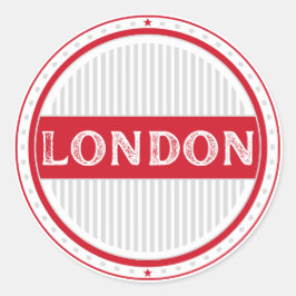 Adesivo Redondo Emblema do Orgulho da Cidade de Londres – Identida