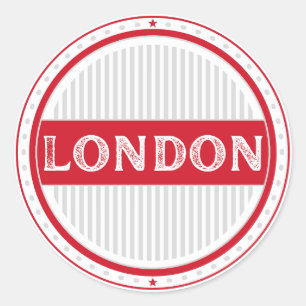 Adesivo Redondo Emblema do Orgulho da Cidade de Londres – Identida