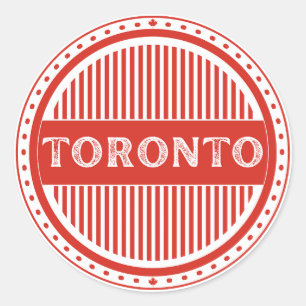 Adesivo Redondo Emblema do Orgulho da Cidade de Toronto – Identida