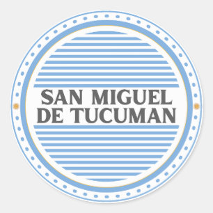 Adesivo Redondo Emblema do Orgulho da Cidade de Tucumã – Identidad
