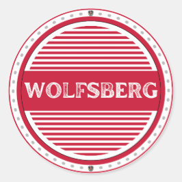 Adesivo Redondo Emblema do Orgulho da Cidade de Wolfsberg – Identi