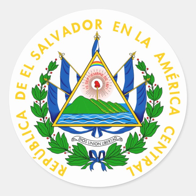 Adesivo Redondo emblema do salvador (Frente)