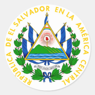 Adesivo Redondo emblema do salvador