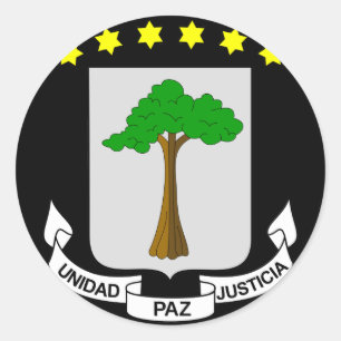 Adesivo Redondo emblema equatorial