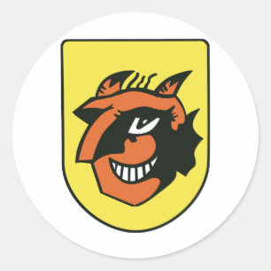 Adesivo Redondo emblema jg54