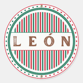 Adesivo Redondo Emblema Leon City Pride – Identidade Mexicana