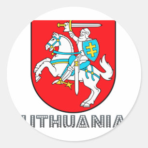 Adesivo Redondo Emblema lituano