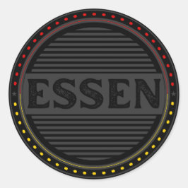 Adesivo Redondo Emblema Orgulho da Cidade de Essen – Identidade Al
