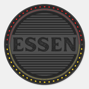 Adesivo Redondo Emblema Orgulho da Cidade de Essen – Identidade Al