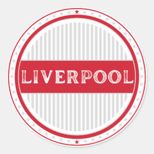 Adesivo Redondo Emblema Orgulho da Cidade de Liverpool – Identidad