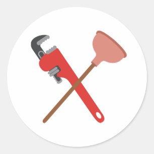Adesivo Redondo Êmbolo e chave