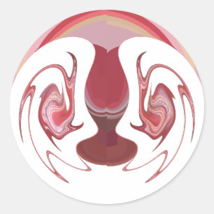 Adesivo Redondo Embres da Terra: Tapeçaria Texturizada da África