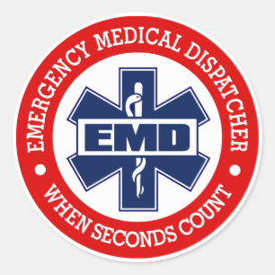 Adesivo Redondo EMD (Expedidor Médico de Emergência)