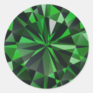 Adesivo Redondo Emerald