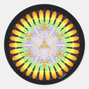 Adesivo Redondo Emergência