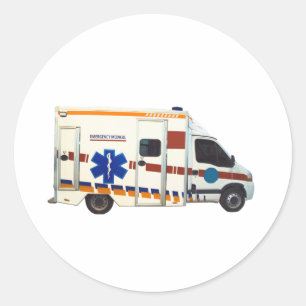 Adesivo Redondo emergência médica