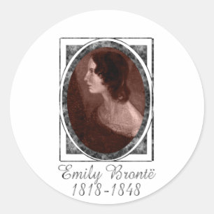 Adesivo Redondo Emily Brontë