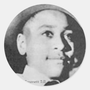 Adesivo Redondo Emmett Till