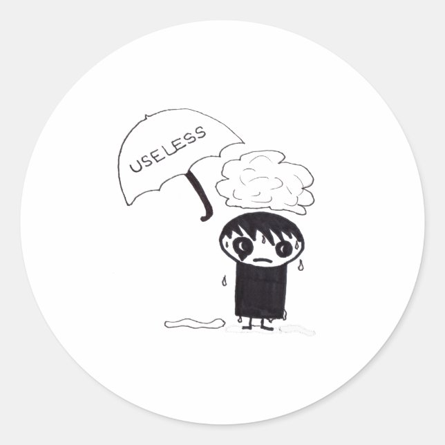 Adesivo Redondo EMO sem uso (Frente)