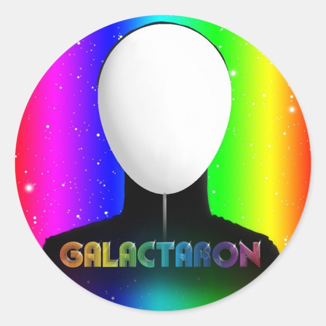 Adesivo Redondo Emoção Desconhecida do Cantor (Frente)