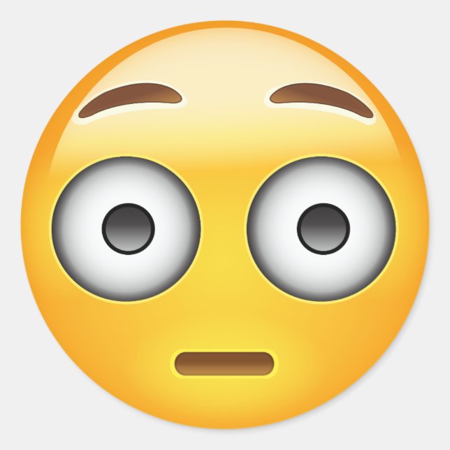 Adesivo Redondo Emoji Fragmentado (Frente)