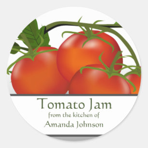Adesivo Redondo Emperramento de tomate
