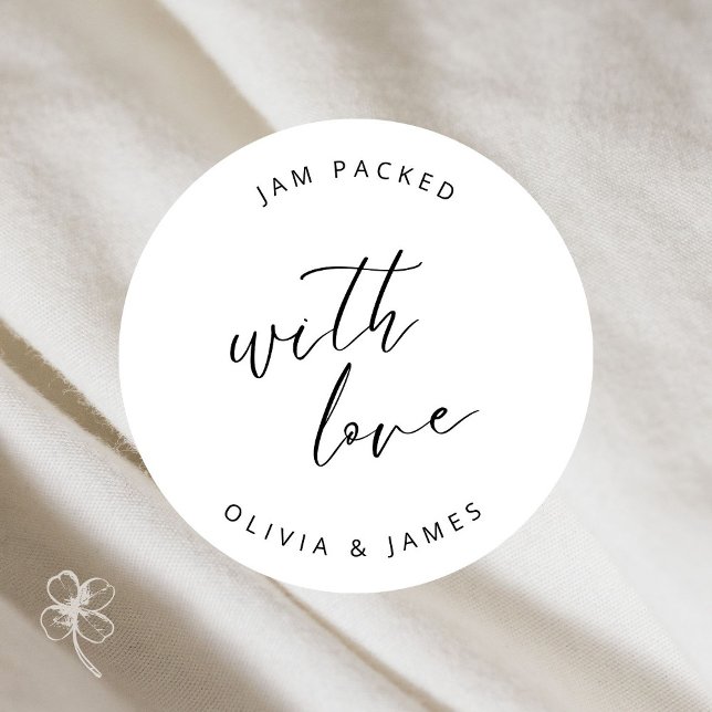 Adesivo Redondo Emperramento Embalado Com Pentes De Amor (Criador carregado)