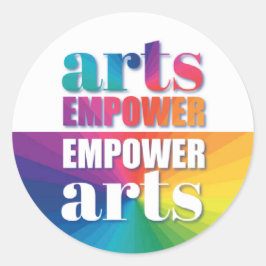 Adesivo Redondo EMPOWER The Arts Stickers