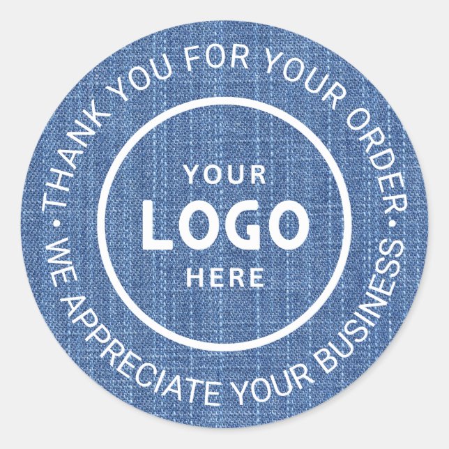 Adesivo Redondo Empresa de logotipo comercial personalizado Obriga (Frente)