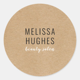 Adesivo Redondo Empresa moderna e simples