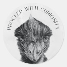 Emu Envelope Seal Sticker | Prossiga Com Curiosida