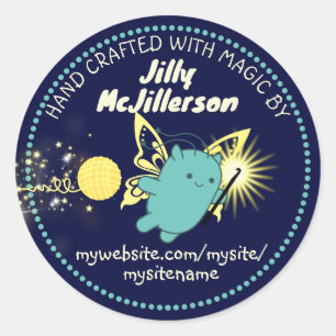 Adesivo Redondo Encapsulamento de fios de gancho de fada-fada-torr