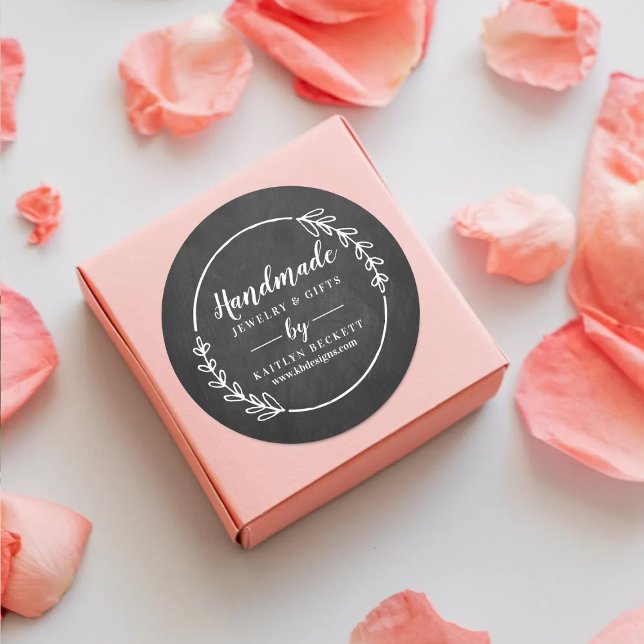 Adesivo Redondo Encapsulamento de suprimentos para pequenas empres (Criador carregado)