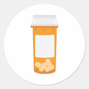 Adesivo Redondo Encher o frasco