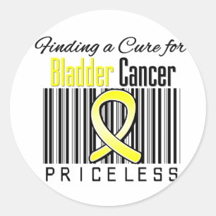 Adesivo Redondo Encontrando uma cura para o cancer de bexiga