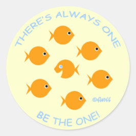 Adesivo Redondo Encorajamento do Alto Desempenho da Sala de Aula E