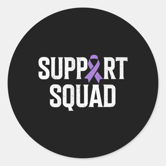 Adesivo Redondo End Overdose Support Squad Overdose Awareness 1  (Frente)
