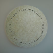 Endereço de devolução Dourada do Elegant Sage