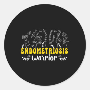 Adesivo Redondo Endo Warrior Camisa Endometriose Combatendo Endo A
