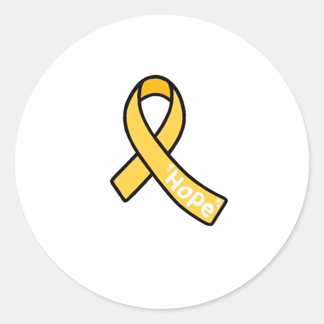 Adesivo Redondo Endometriosis Ribbon  (Frente)