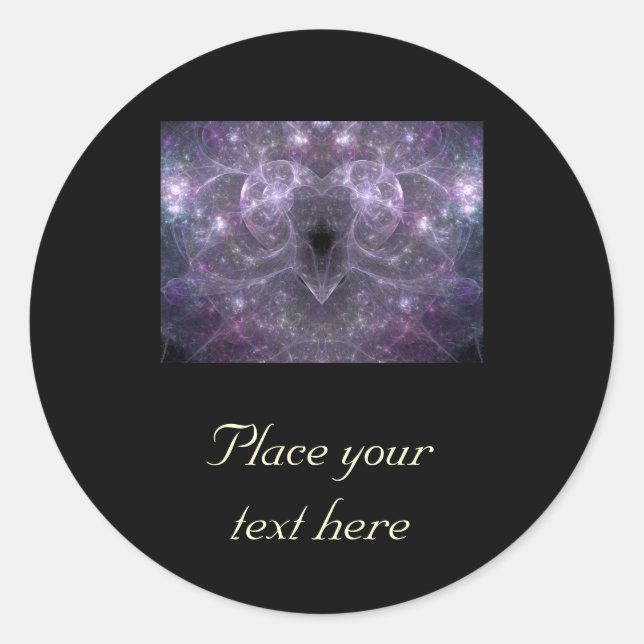 Adesivo Redondo Energia do Amor (Frente)