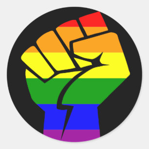 Adesivo Redondo Energia LGBT