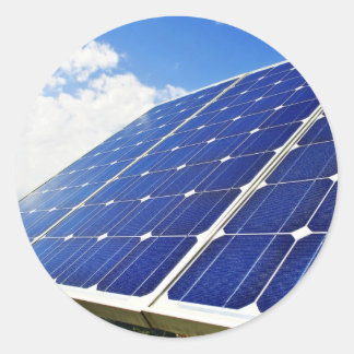 Adesivo Redondo Energia solar verde